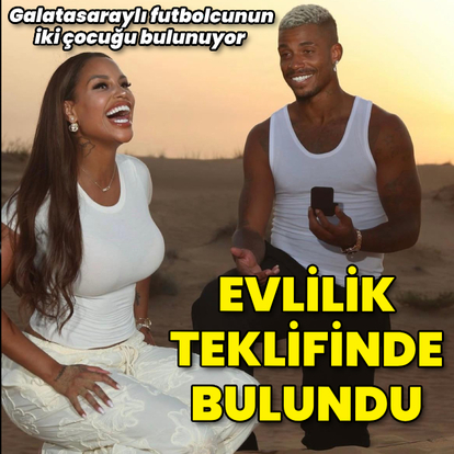 Evlilik teklifinde bulundu