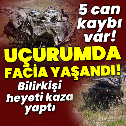 Batman'da bilirkişi heyeti kaza yaptı! 5 can kaybı var!