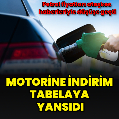 Motorine indirim geldi