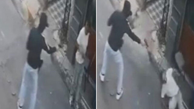 İstanbul'da dehşet kamerada! Kıraathane önünde husumet kurşunu!