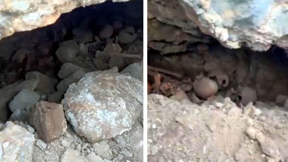 Çiftçi sebze ekerken buldu!