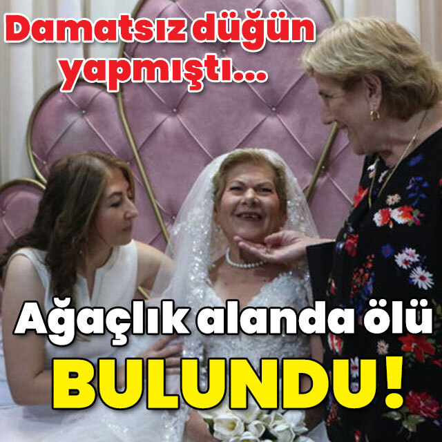 Damatsız düğün yapmıştı... Ağaçlık alanda ölü bulundu!