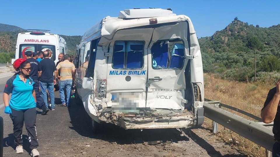 Facianın izi! Minibüste can pazarı!