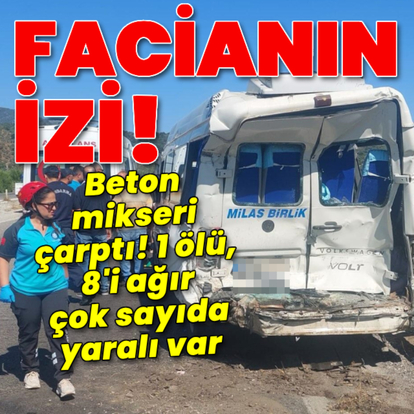 Facianın izi! Minibüste can pazarı!