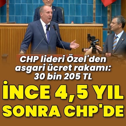 Özel'den asgari ücret önerisi: 30 bin 205 TL