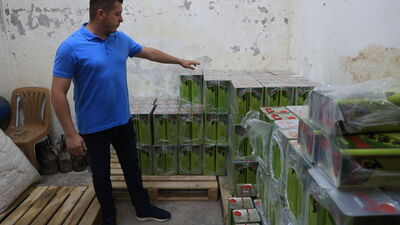 Pehlivanların yağlanması için 2 ton zeytinyağı