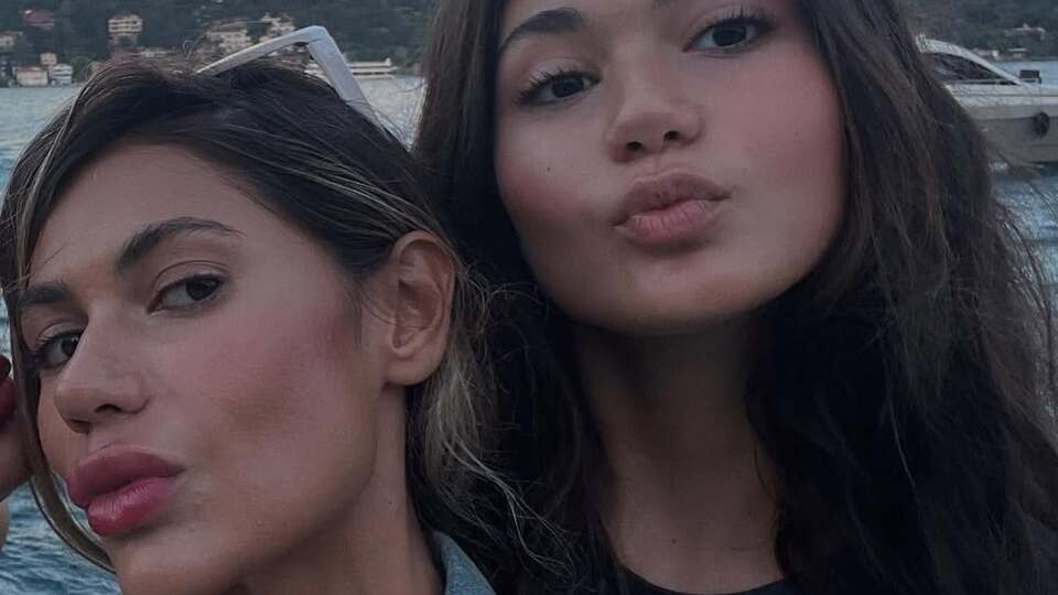 Eski eniştesine tepki gösterdi