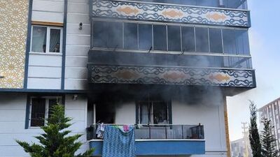 Telefonun bataryası patladı, evde yangın çıktı