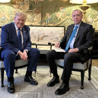 Cumhurbaşkanı Erdoğan Donald Trump ile görüştü
