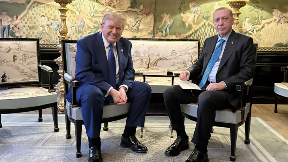 Cumhurbaşkanı Erdoğan Donald Trump ile görüştü