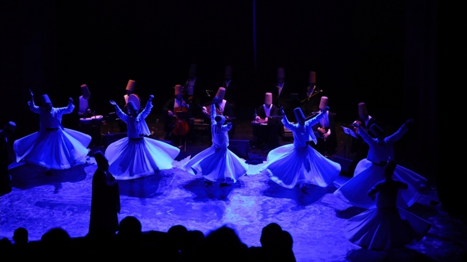 Konya Büyükşehir Belediyesi ekibinden Tunus'ta sema gösterisi