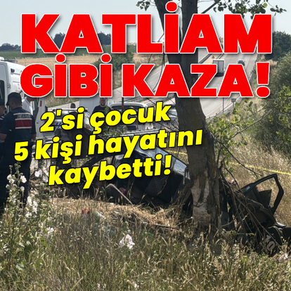 Katliam gibi kaza! 5 can kaybı var!
