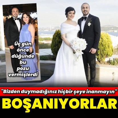 Boşanıyorlar