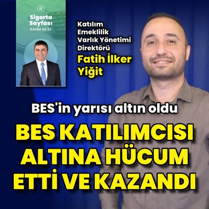 BES'in yarısı altın oldu