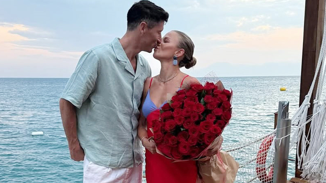 Lewandowski ailesi yine Antalya'da