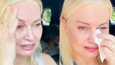 Direksiyon başında gözyaşlarına boğuldu