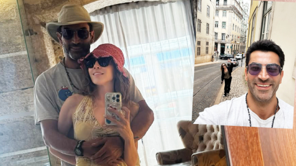 Sinem ile Kenan tatilde