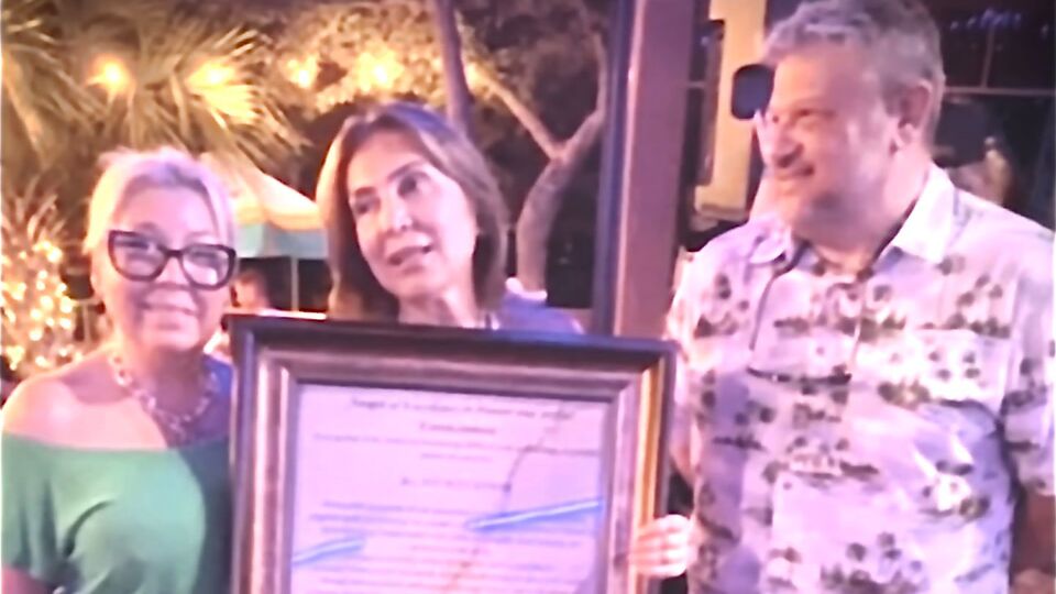 ABD'den onur belgesi aldı