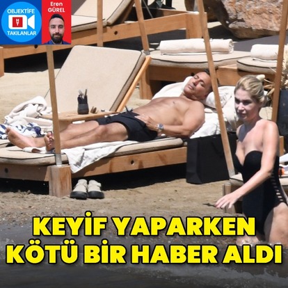 Güneş keyfi yaparken kötü haber aldı