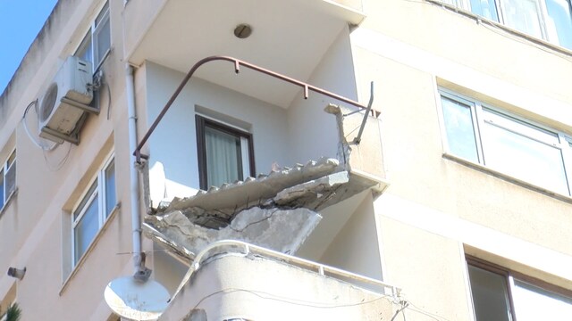 Deprem olmadan oldu! 9 katlı binada bu sabah yaşandı!