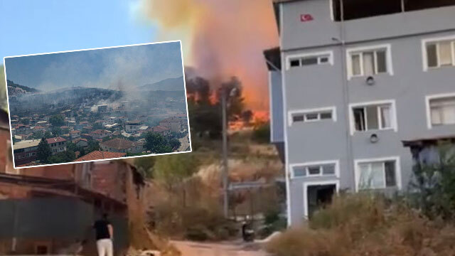 Makilik alanda çıktı! Alevler evlere sıçradı!