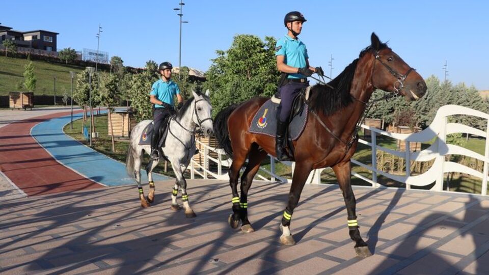 Gaziantep'te atlı jandarma göreve başladı