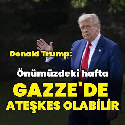 "Gazze'de ateşkes olabilir"