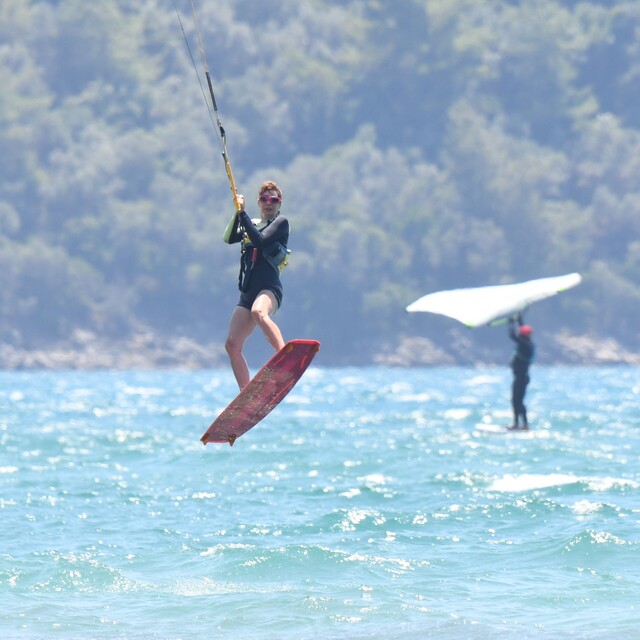 Kitesurf yaptılar