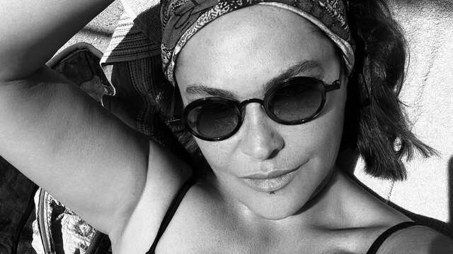 Tatil pozunu paylaştı