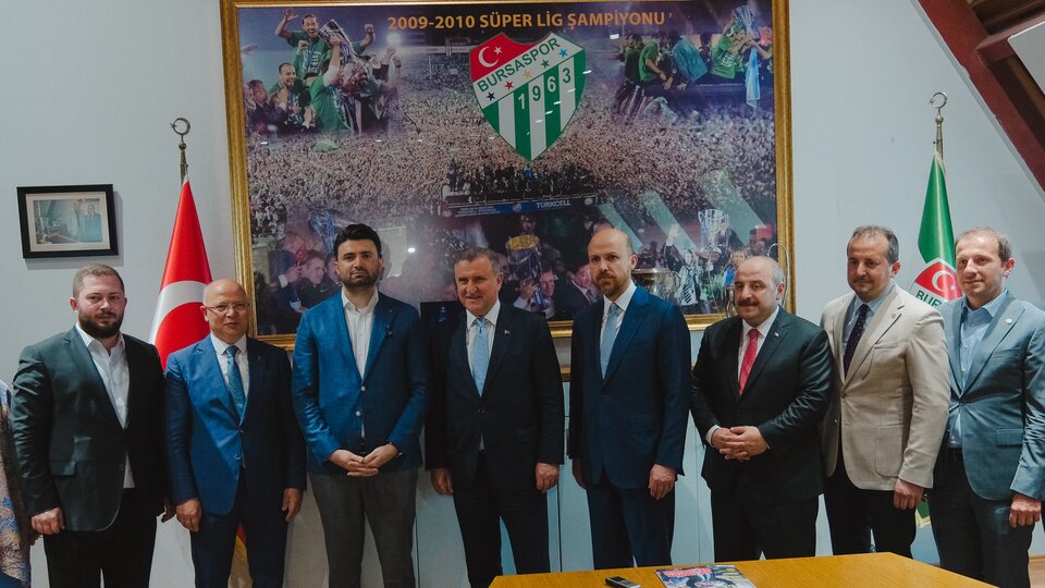 Bakan Bak ve Erdoğan'dan Bursaspor'a ziyaret!