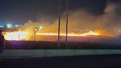 İzmir'de otobüs terminalinde yangın
