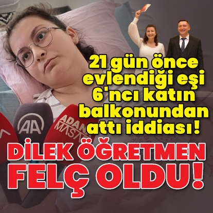 21 gün önce evlendiği eşi balkondan attı iddiası!