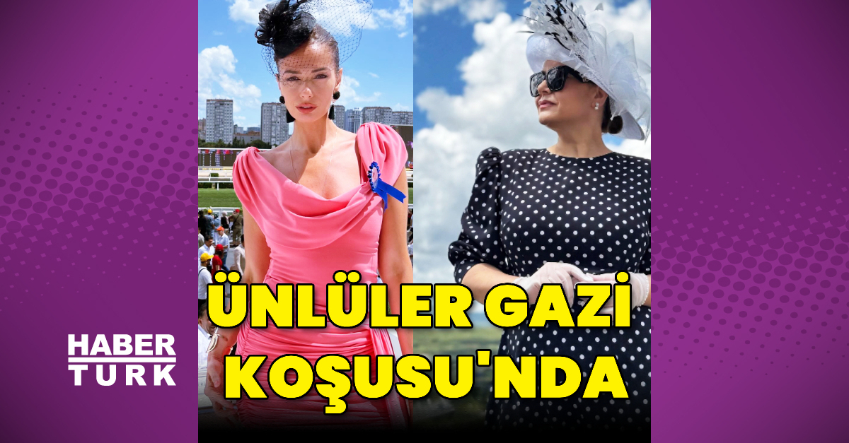 Ünlüler de 99'uncu Gazi Koşusu'nu tribünden takip etti