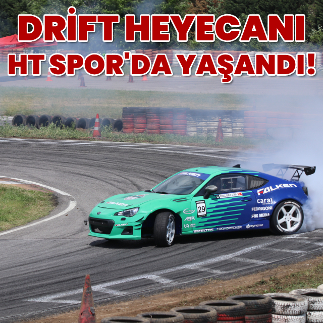 Drift heyecanı HT Spor'da yaşandı