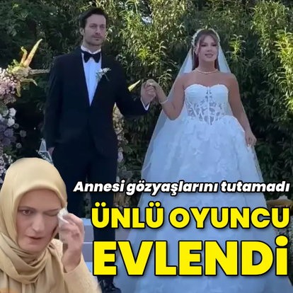 Ünlü oyuncu evlendi