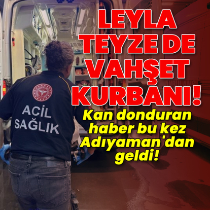 Yine kadın cinayeti! Leyla teyze de vahşet kurbanı oldu!
