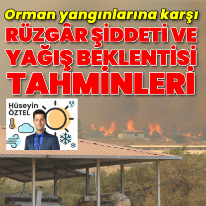 Rüzgar şiddeti ve yağış beklentileri açıklaması