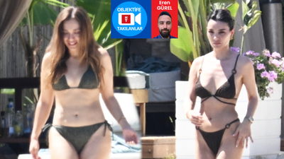 Ünlüler Bodrum sahilinde