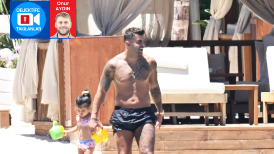 Galatasaraylı futbolcu tatilde