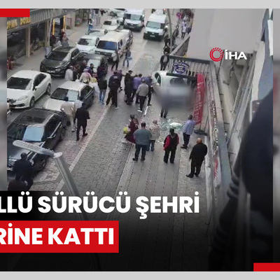 Alkollü sürücü şehri birbirine kattı, 2 çocuk otomobilin altında kalmaktan son anda böyle kurtuldu
