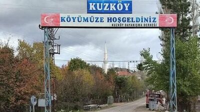 İskilip'te bir köyde şap karantinası