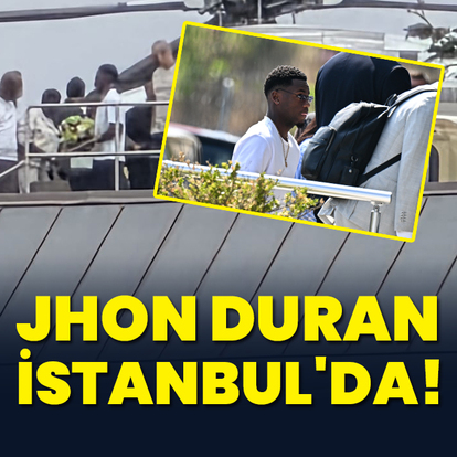 Jhon Duran, Fenerbahçe için İstanbul'da!