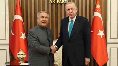 Minnihanov'u kabul etti