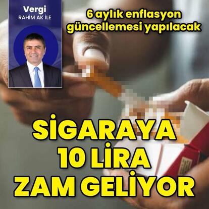 Sigaraya ÖTV zammı