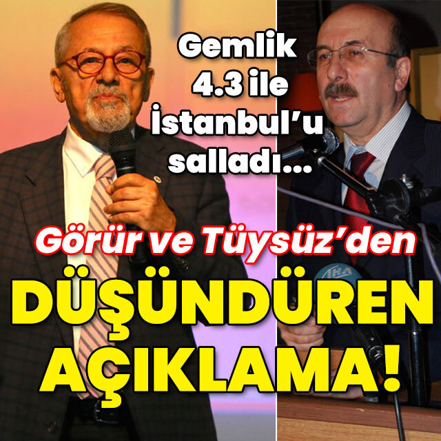 İstanbul'da hissedildi: 4.3! Gemlik beşik gibi!