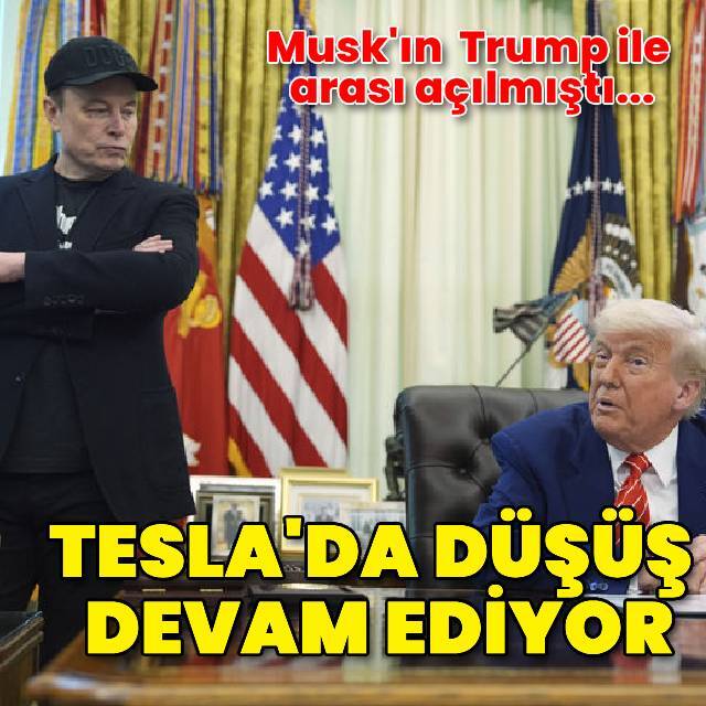 Tesla'da düşüş devam ediyor