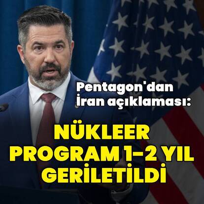 Pentagon'dan İran açıklaması