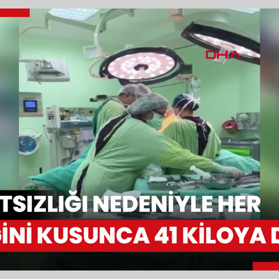 Rahatsızlığı nedeniyle her yediğini kusunca 41 kiloya düştü