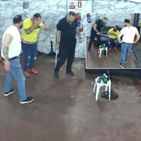 O anlar kamerada... Levyeli dehşet! Bunlar insan olamaz!