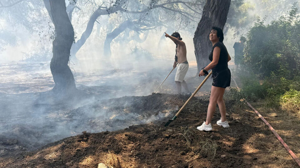 Turizmin başkentinde korkutan yangın!
